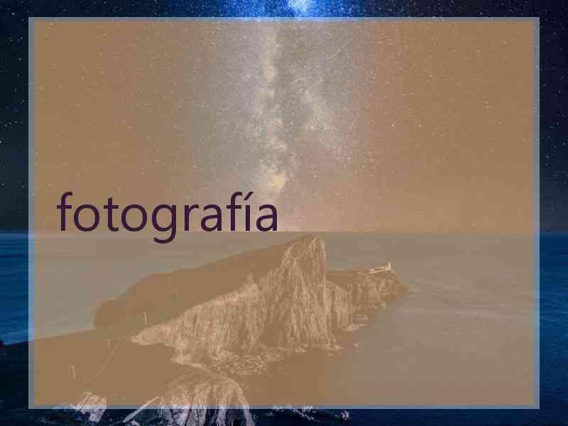 fotografía fotografía