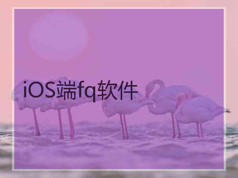 iOS端fq软件