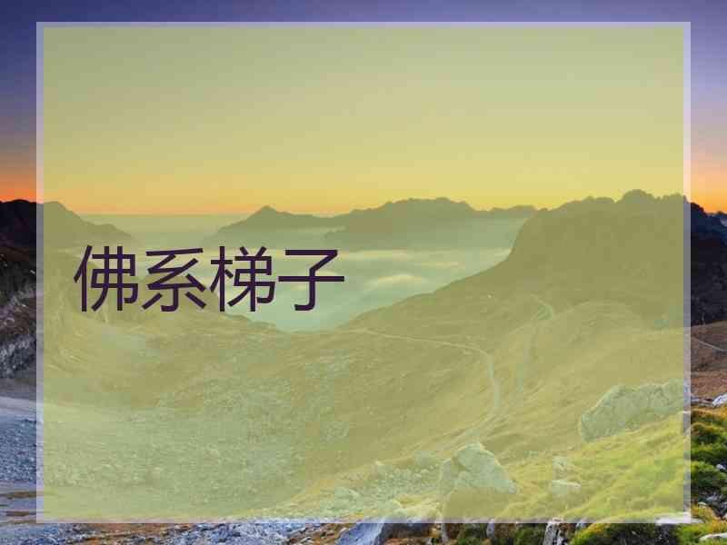 佛系梯子